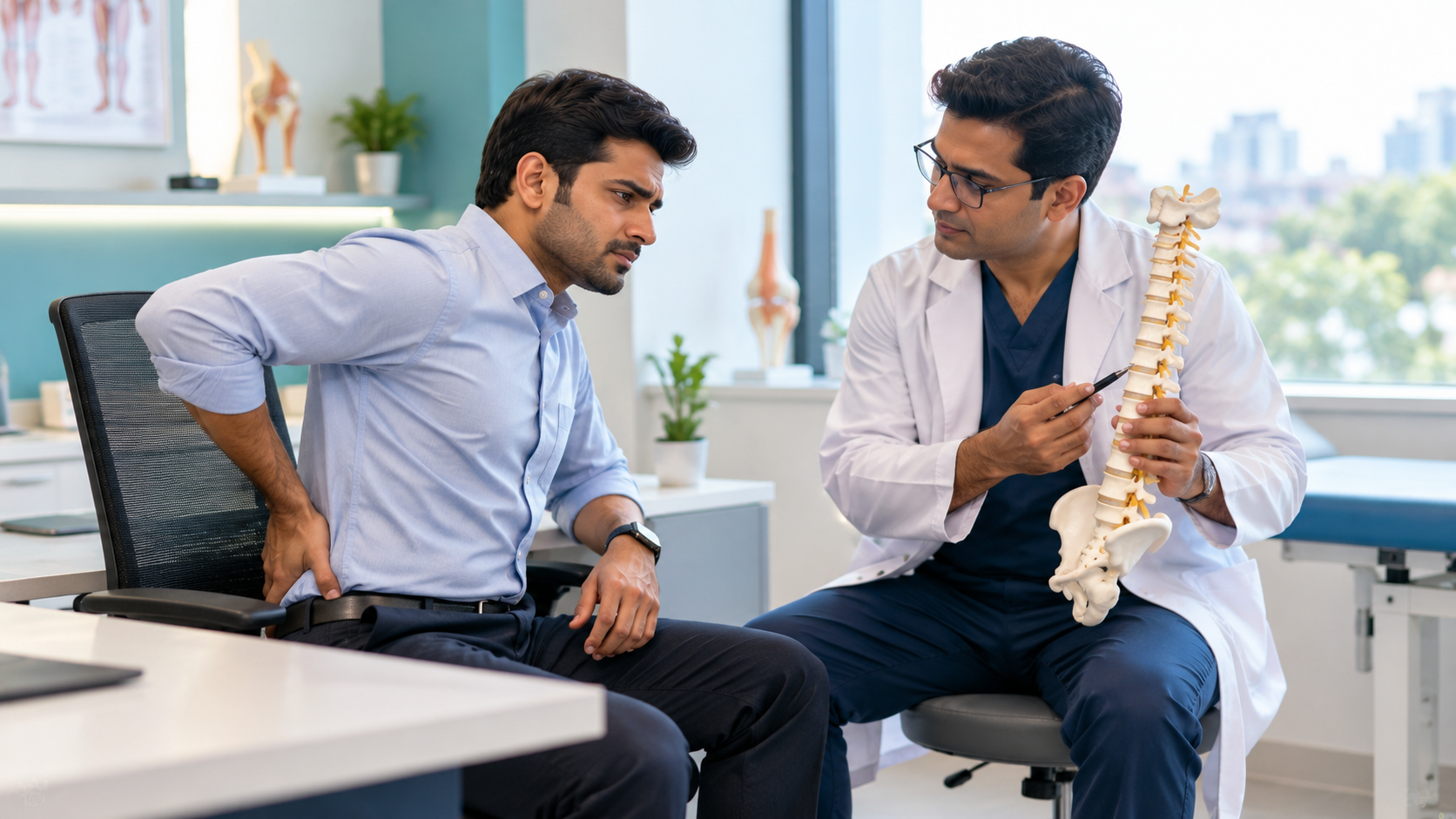 Pain Specialist Doctor in Ahmedabad for Long Sitting Hours  Copy Title